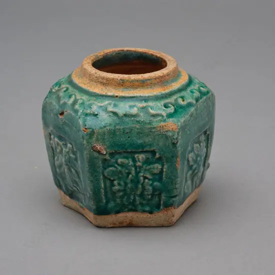 Chinese stoneware jar,
